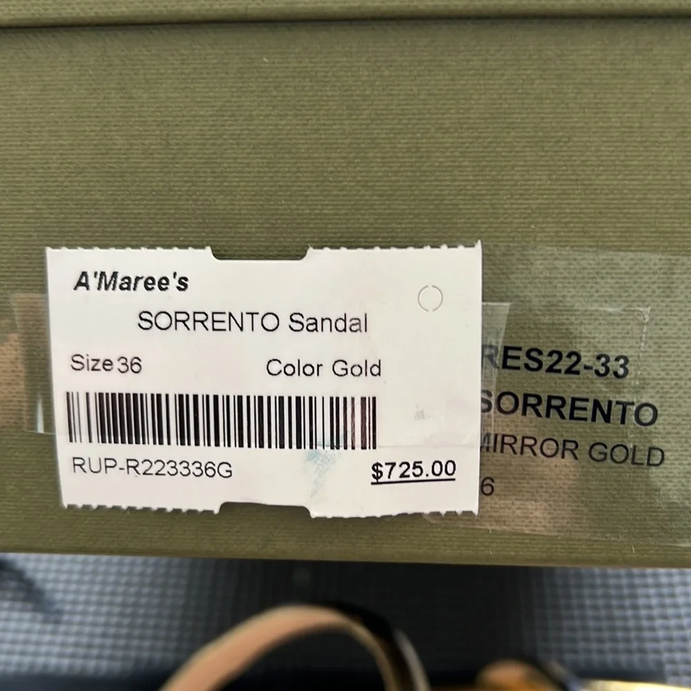 Rupert Sanderson gold - Picture 9 of 13